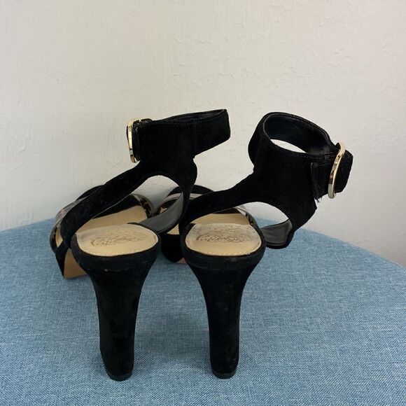 Vince Camuto Cheetah Print High Heel Sandals Size 6.5 - Picture 4 of 9